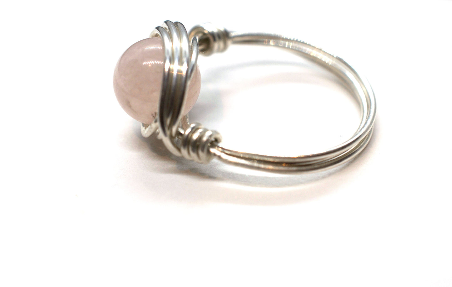Pink Morganite Ring in Sterling Silver