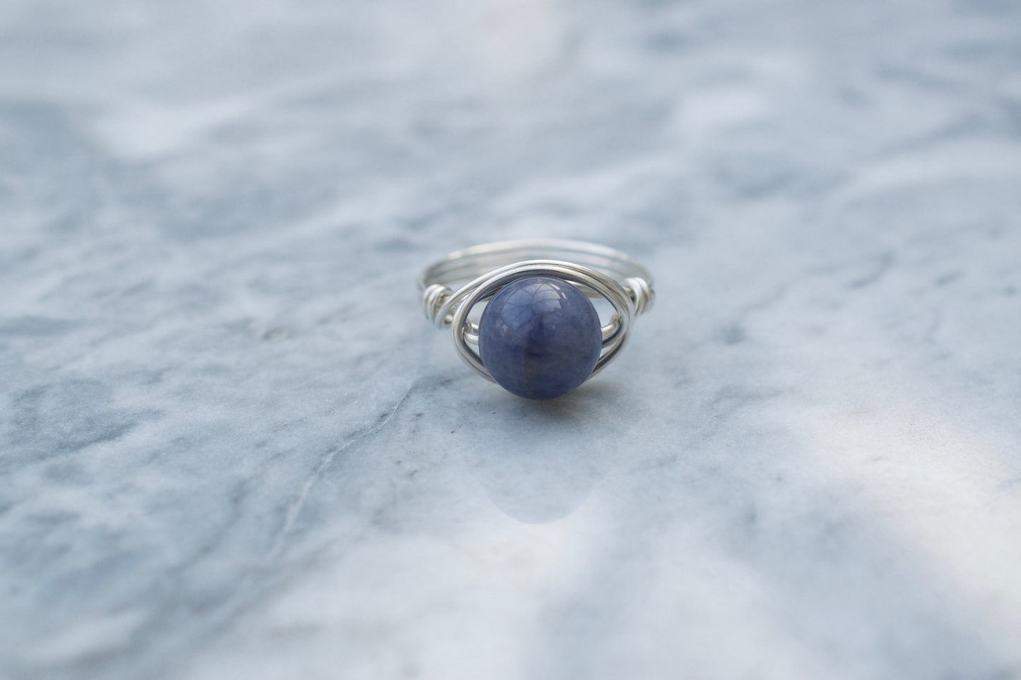 Tanzanite Ring in Sterling Silver