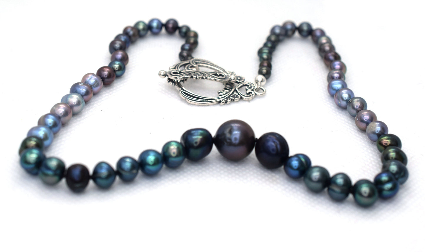 Graduated Real Pearl Necklace