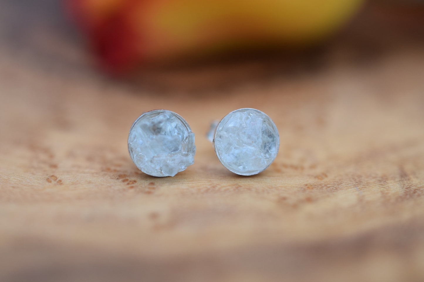 Raw Aquamarine Earrings