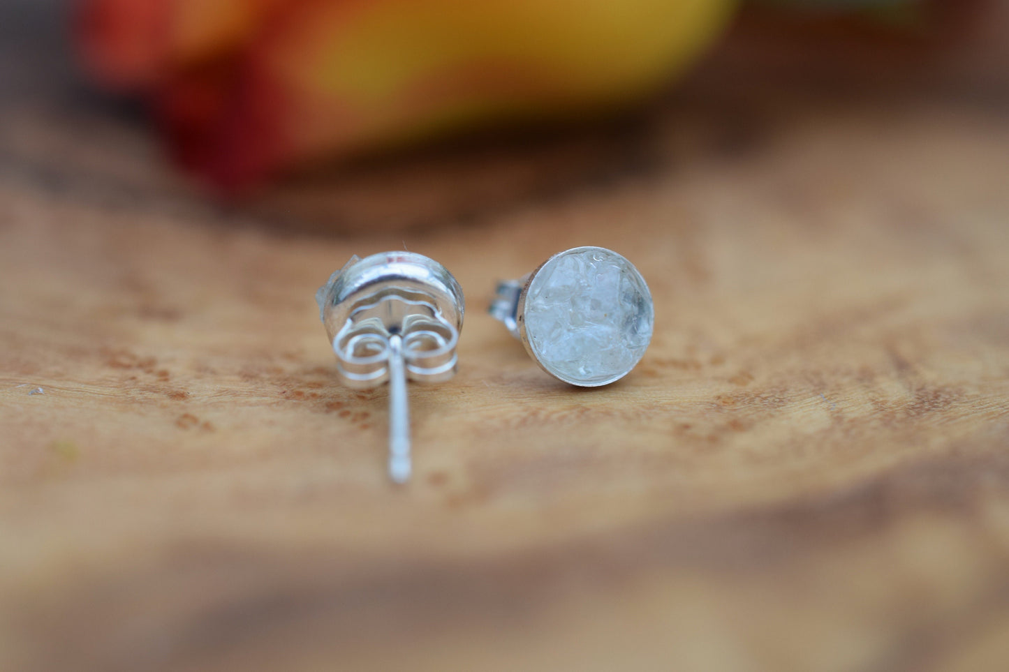 Raw Aquamarine Earrings