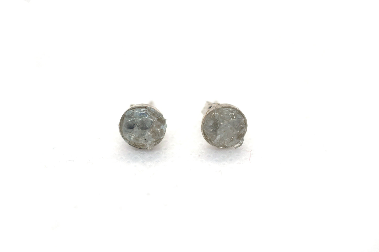 Raw Aquamarine Earrings