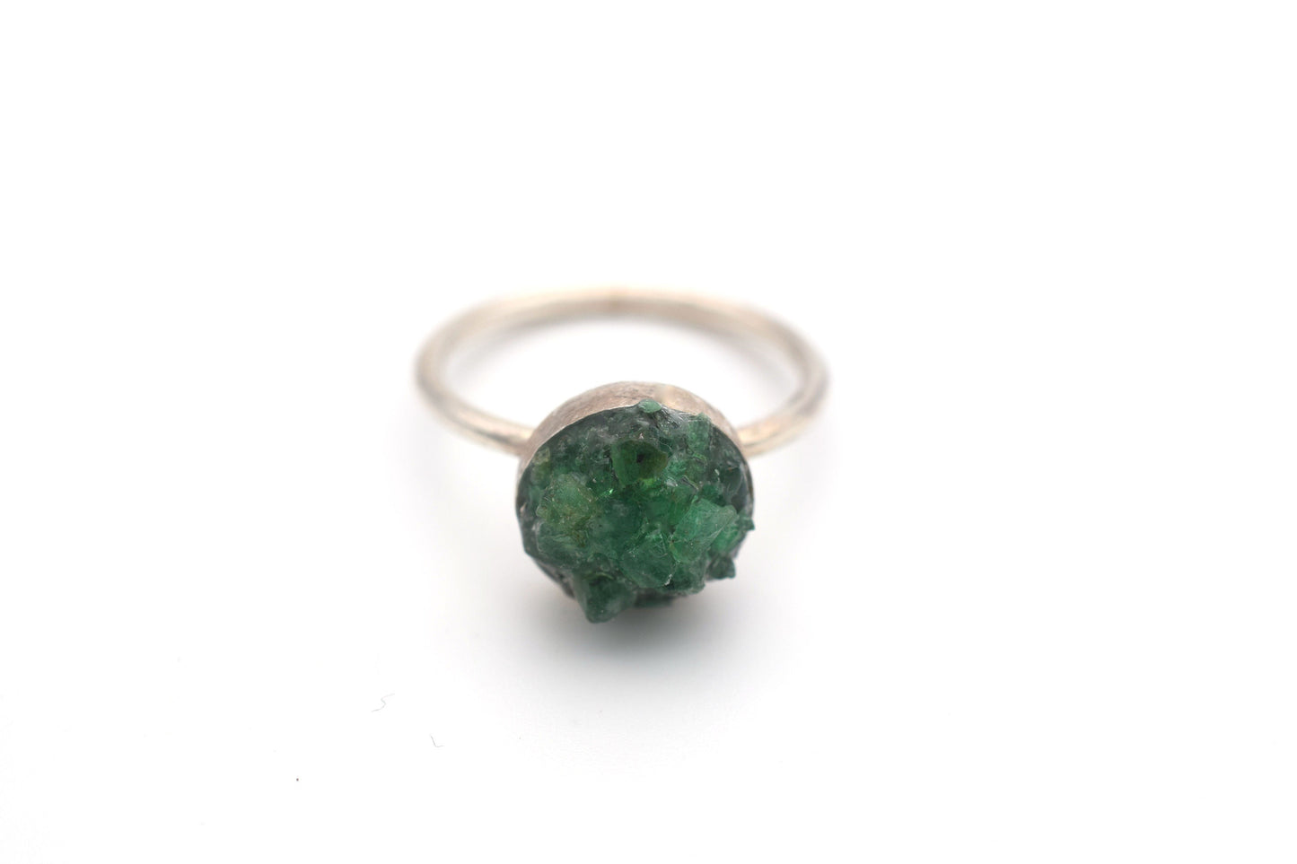 Raw Emerald Ring
