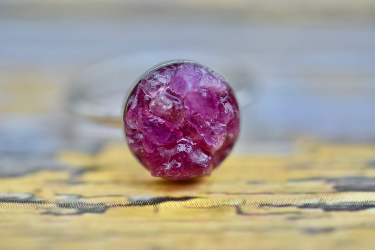 Raw Ruby Ring