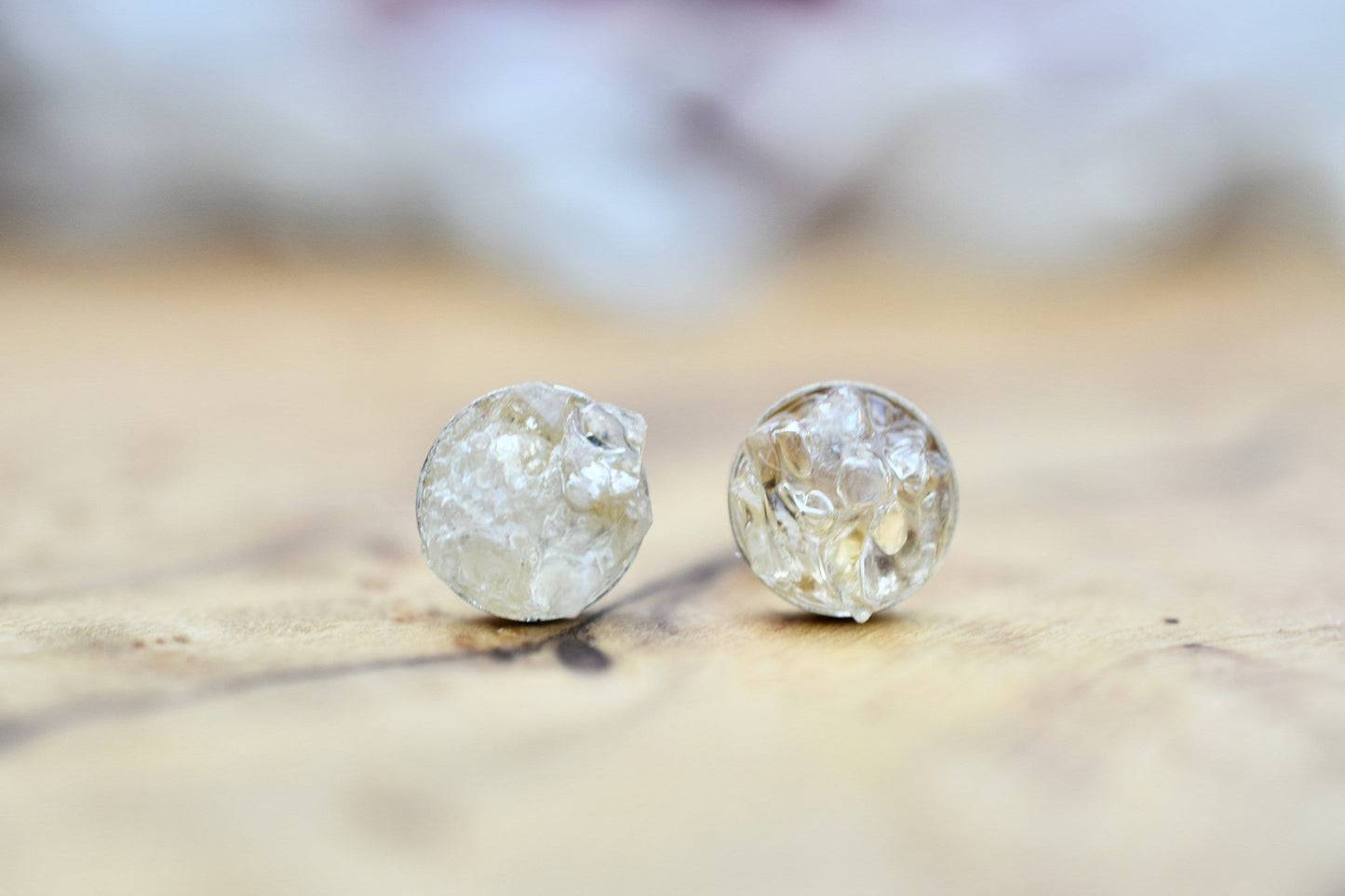 Citrine Stud Earrings