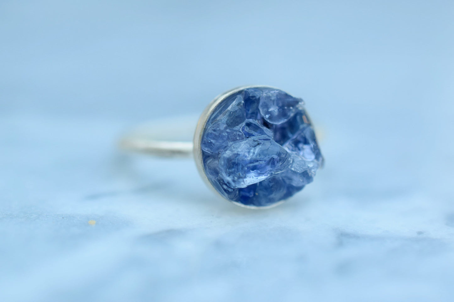 Raw Tanzanite Ring