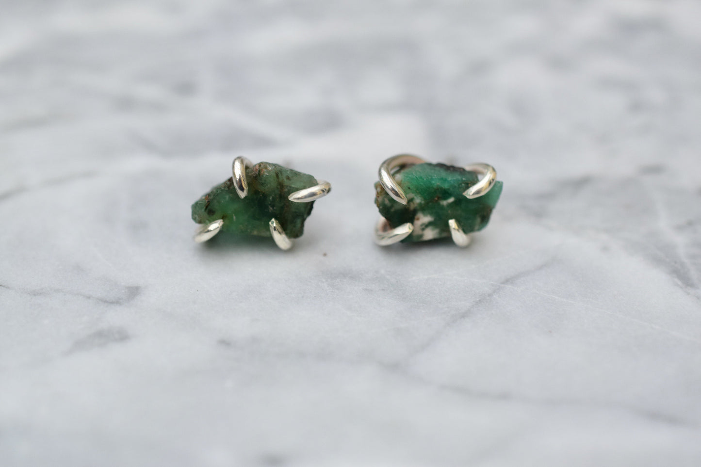 Natural Emerald Earrings
