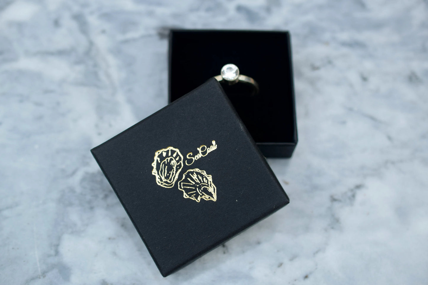 Lab Created White Sapphire Sterling Silver Ring