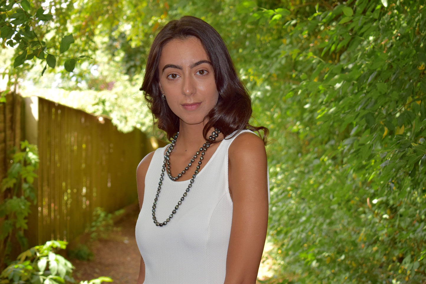 Natural Black Pearl Necklace in Sterling Silver, Extra long pearl necklace, Real pearl necklace, Pearl lariat necklace, 1920 pearl necklace.