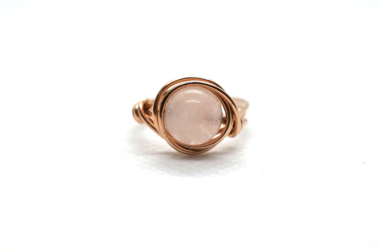Pink Morganite Ring in 14k Rose Gold Filled