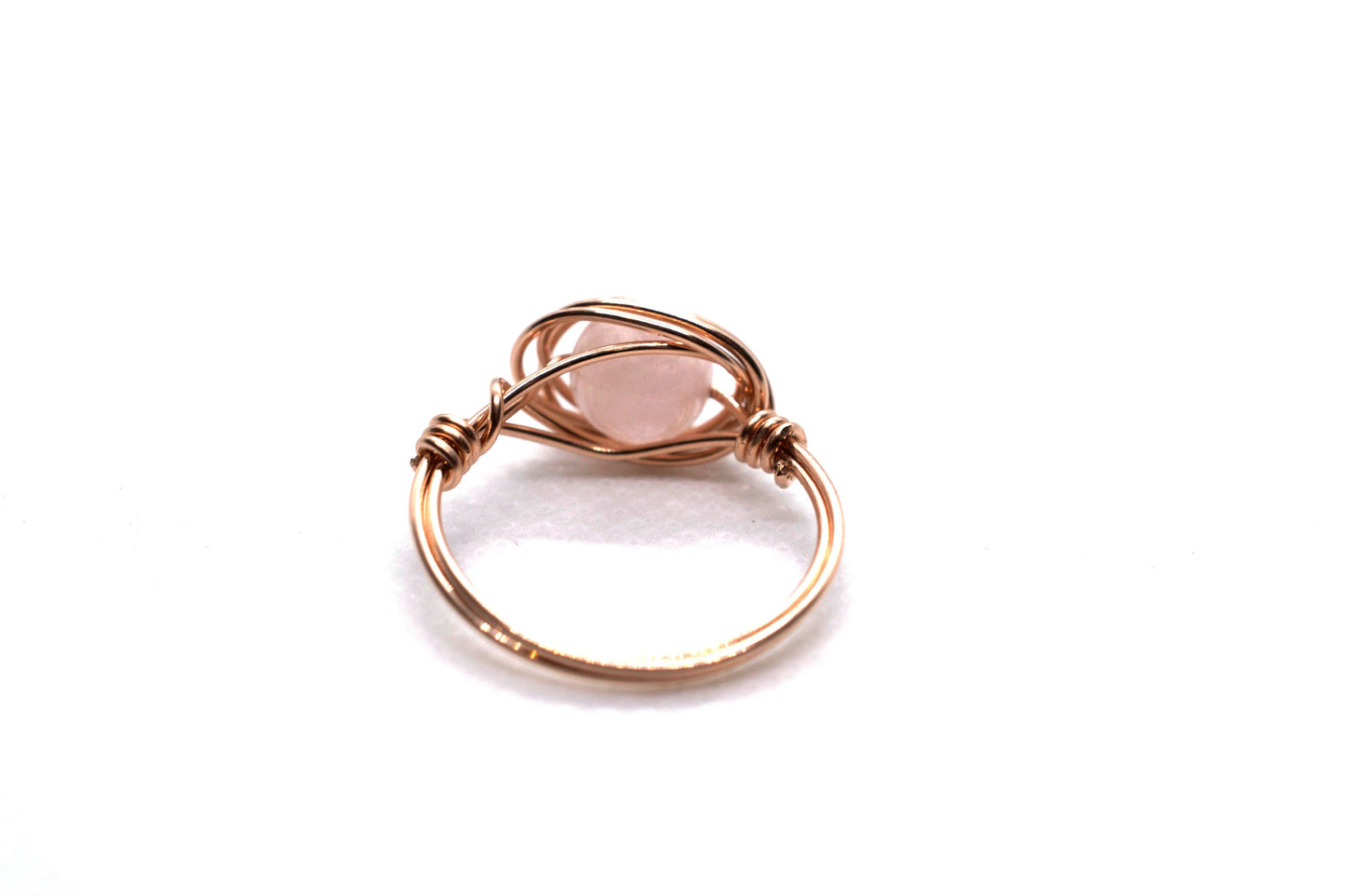 Pink Morganite Ring in 14k Rose Gold Filled