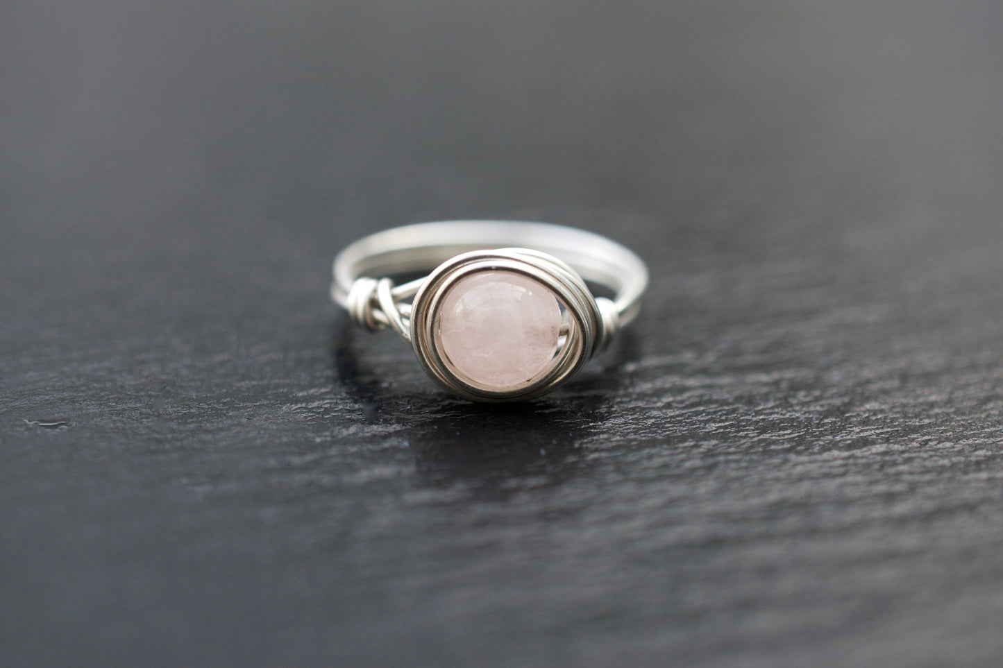 Pink Morganite Ring in Sterling Silver