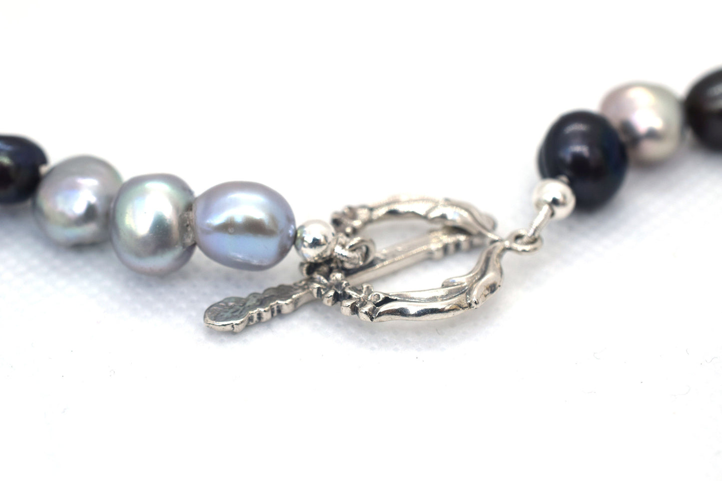 Pearl and Gemstone Necklace, Pearl & Aquamarine Necklace