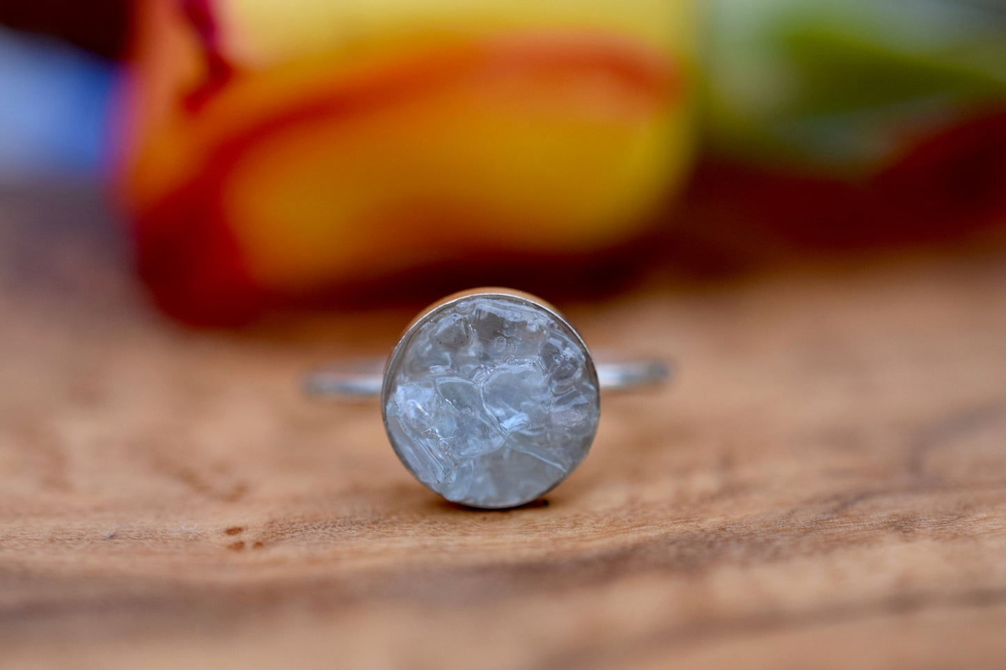 Raw Aquamarine Ring
