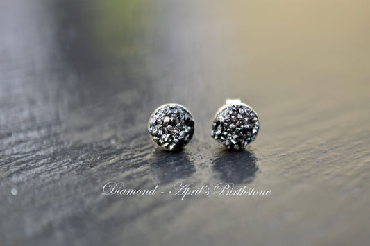 Rough Diamond Earrings