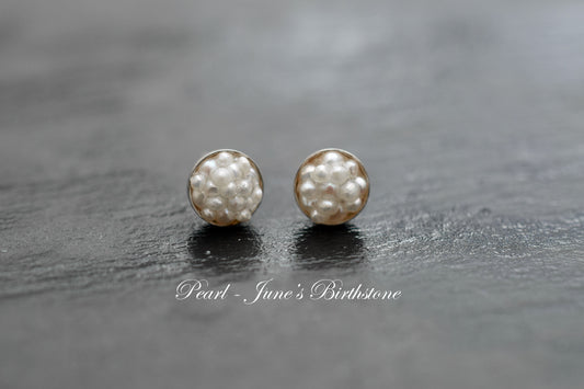 Tiny Pearl Studs