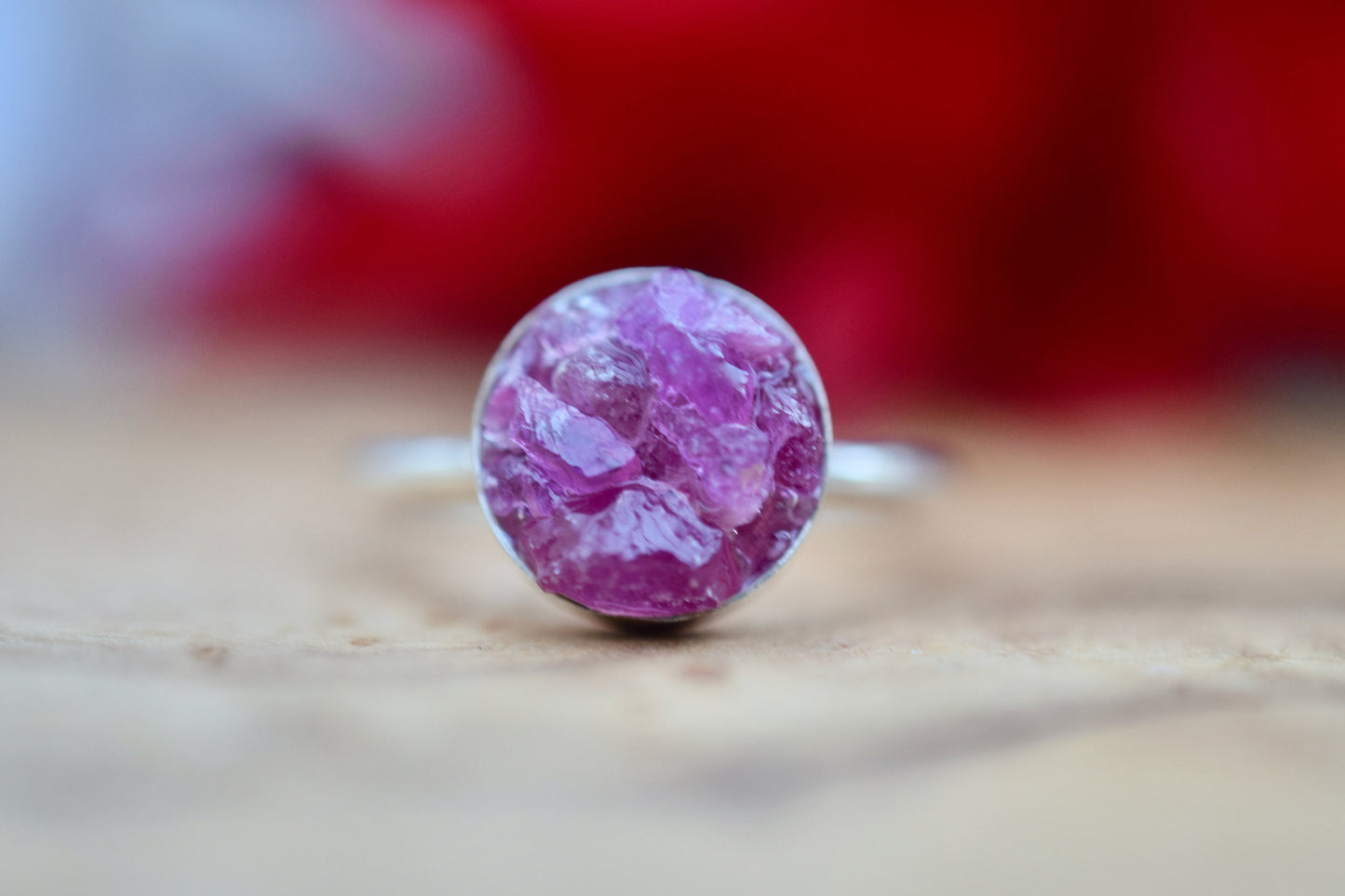 Raw Ruby Ring