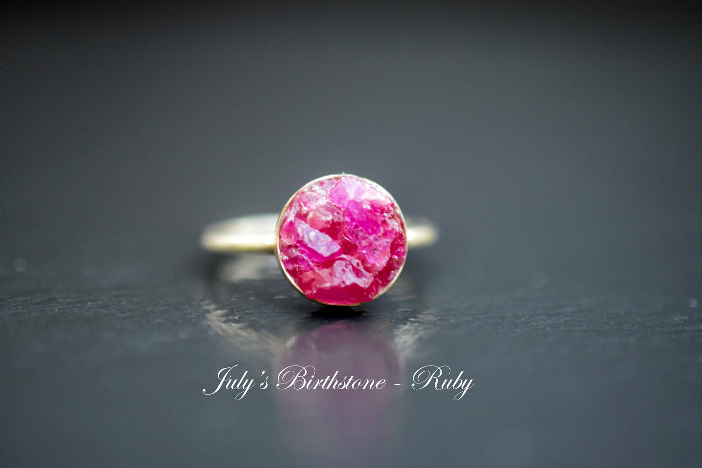 Raw Ruby Ring