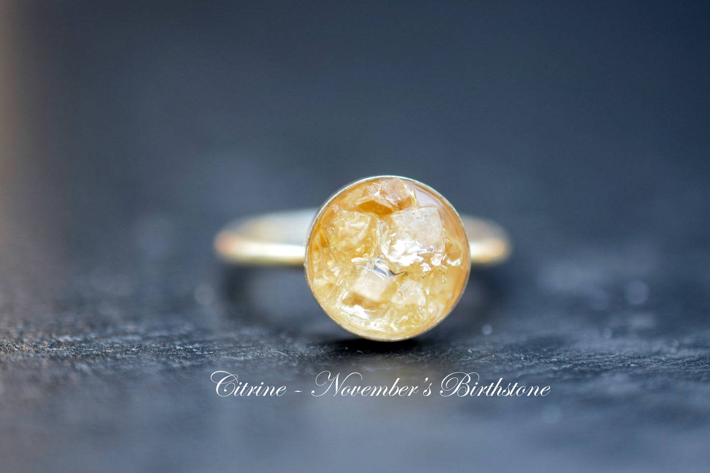Natural Citrine Ring