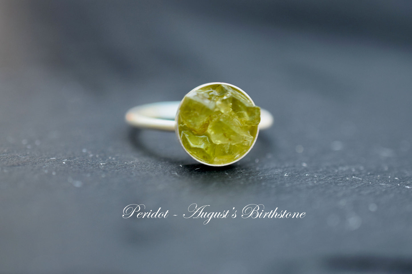Peridot Sterling Silver Ring