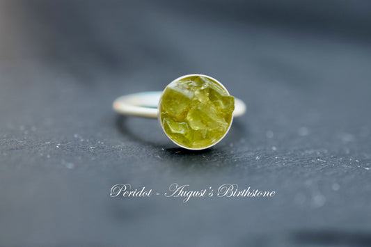 Peridot Sterling Silver Ring