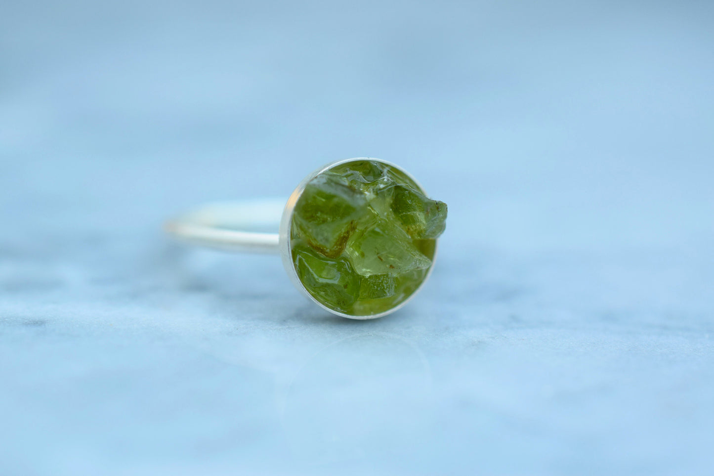 Peridot Sterling Silver Ring