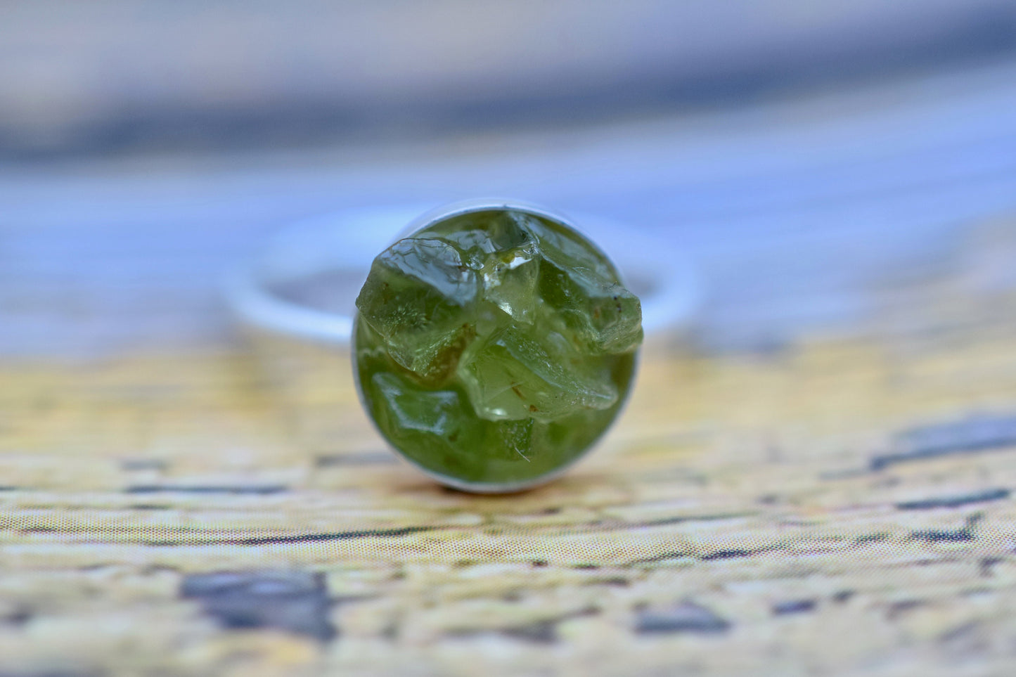Peridot Sterling Silver Ring