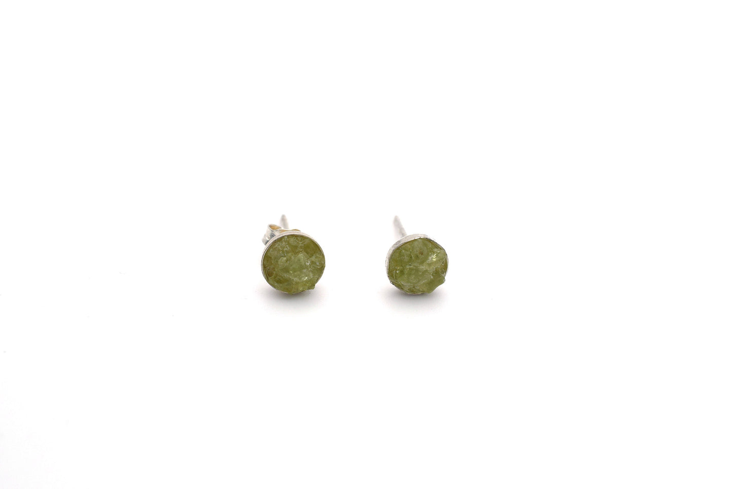 Peridot Stud Earrings