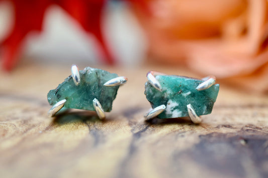 Natural Emerald Earrings