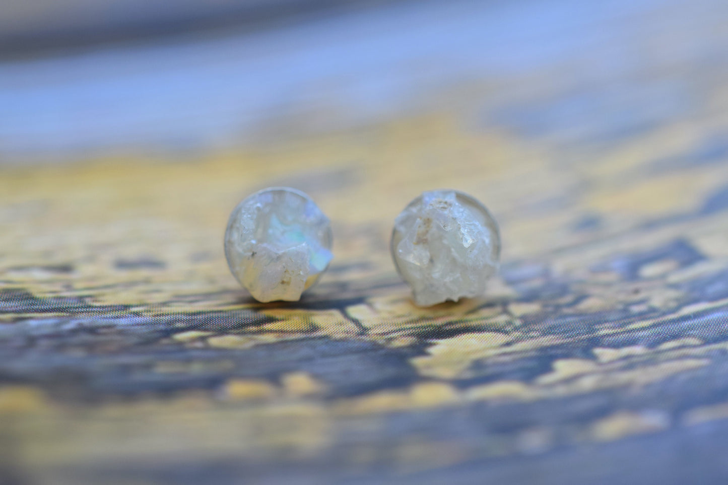 Ethiopian Opal Stud Earrings, Opal Stud Earrings Sterling Silver, Ethiopian Opal Earrings Gold Filled, Gold Opal Studs.