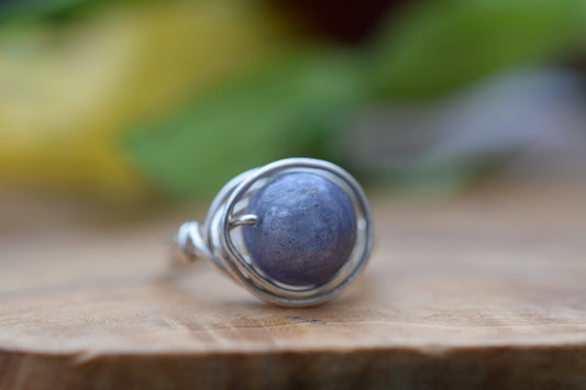Tanzanite Ring in Sterling Silver