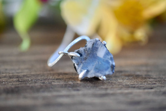 Raw Rainbow Moonstone Necklace